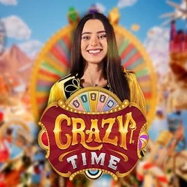 Crazy Time slot visual from Evolution available on casino-labs.eu