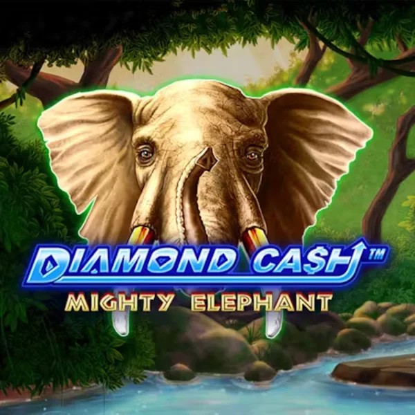 Official Slots logo: Diamond Cash Mighty Elephant by Greentube at CasinoLab Casino