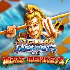 Stellar Jackpots with More Monkeys logo – Jackpots by Lightning Box Game at CasinoLab Casino